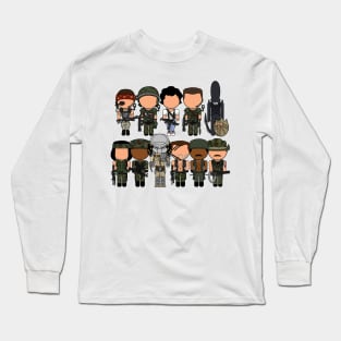 It's All Alien (vs Predator) To Me  - "Vector-Eds" Long Sleeve T-Shirt